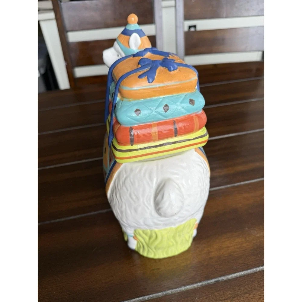 Mug Shotz Llama Ceramic 10 inch x 5 inch Cookie Jar